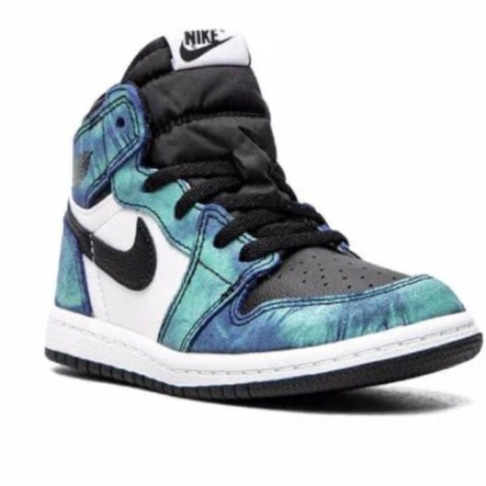 Jordan Kids Air Jordan 1 High OG "Tie-Dye" sneakers Toddler 6 like NEW condition